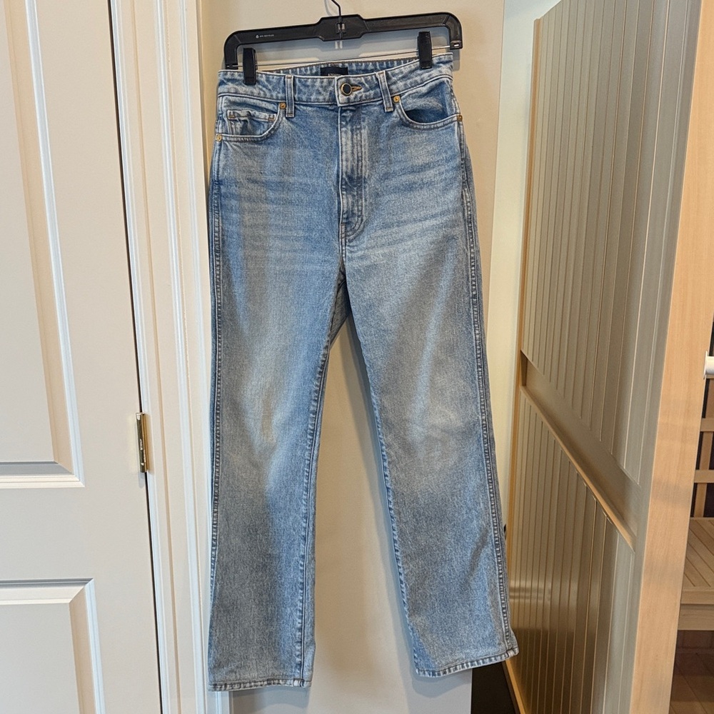 KHAITE Classic Blue Denim Jeans
